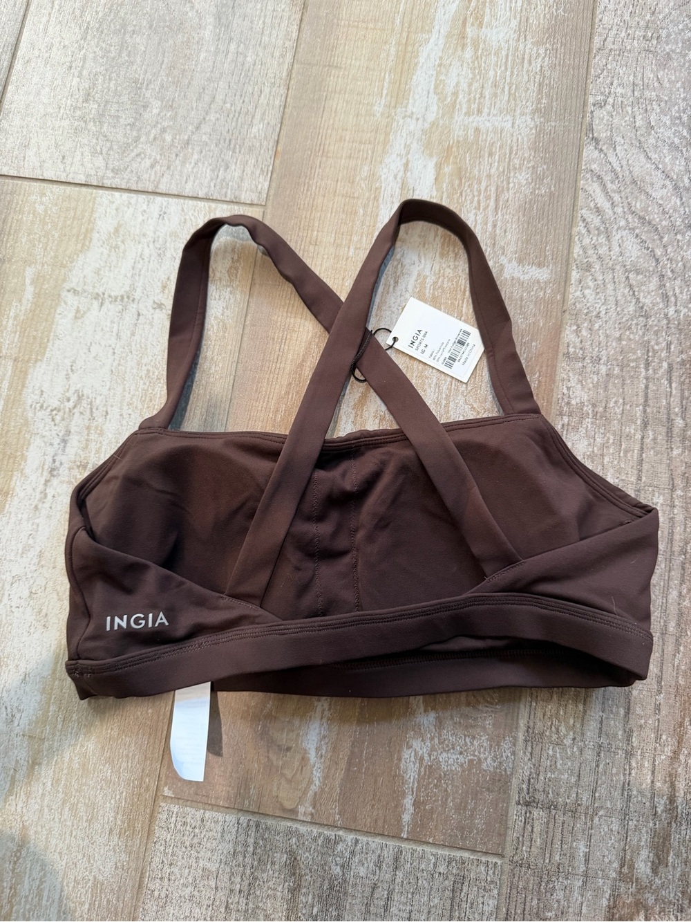 INGIA square neck cross back sports bra - Picture 2 of 3